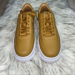 Nike Air Force 1 Pixel Wheat Golden Brown White